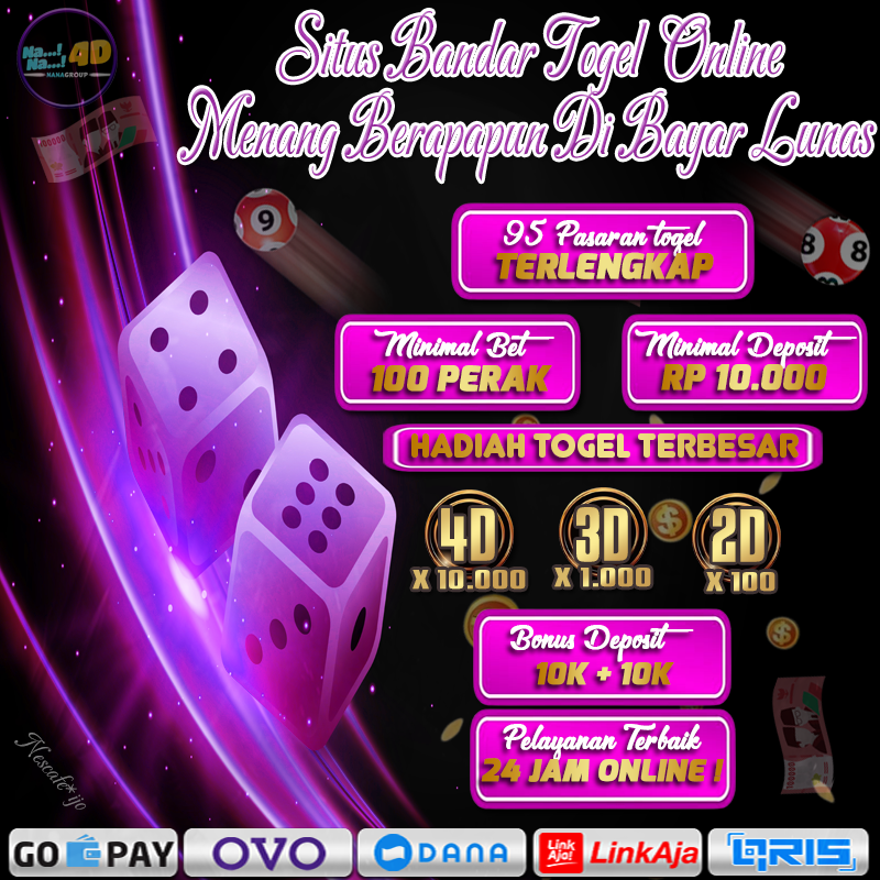 Nana4D Daftar Agen Situs Bandar Togel Online Terbesar. Nana4D adalah daftar agen situs bandar togel online terbesar di Indonesia 2024?