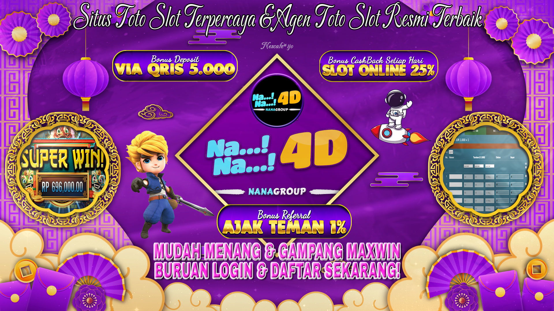 NANA4D : Link Daftar Situs Toto Togel & Slot Online Trusted In The World #1