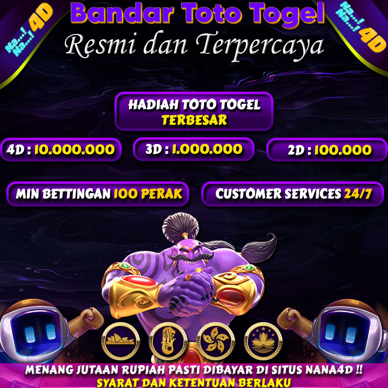 NANA4D merupakan Bandar Toto Resmi dan terpercaya Dengan minimal bet 100 perak sertas penyedia permainan togel Hadiah 4D 10 Juta