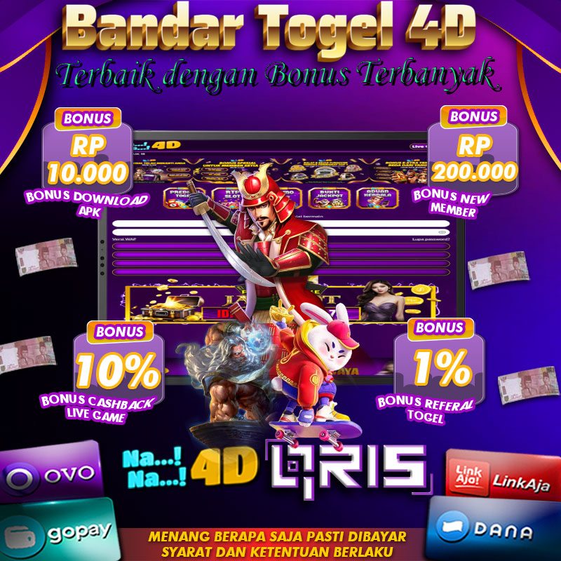 NANA4D Merupakan bandar Togel 4D terbaik yang menyediakan permainan togel 4D dan menawarkan bonus terbanyak dengan tingkat kemenangan tertinggi